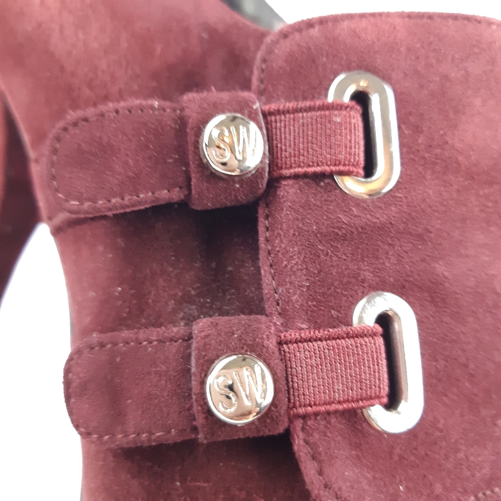 STUART WEITZMAN PLATFORM ANKLE BOOTIES - Picture 12 of 16